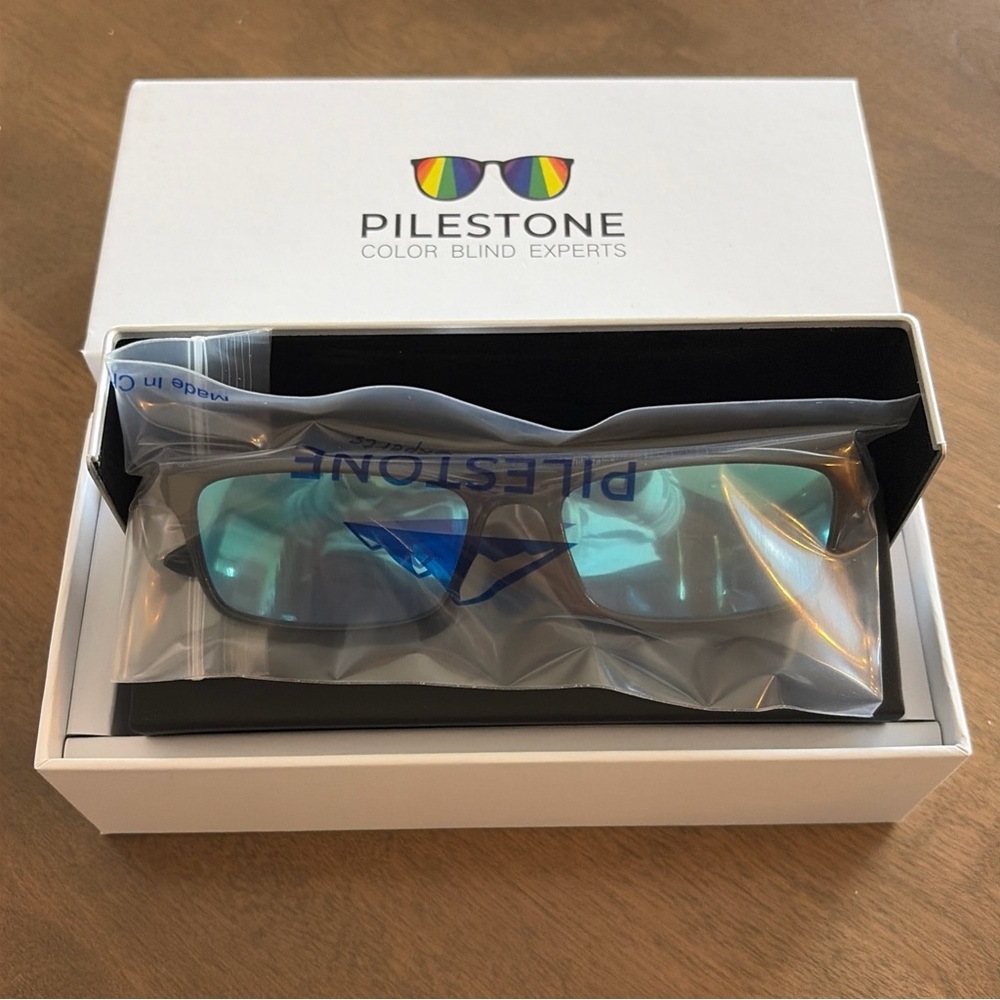 Pilestone Color Blind Glasses TP-012 Lens A Universal‎ Lens. Non-Prescription